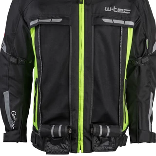Moto bunda W-TEC Gelnair - 2.jakost - černo-zelená