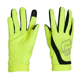 Rękawice do biegania Newline Thermal Gloves Visio - Neonowy - Neonowy