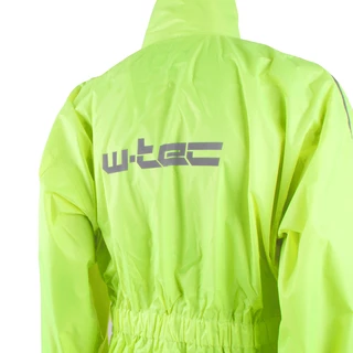 Moto pláštěnka W-TEC Rainy - fluo žlutá
