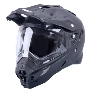 Motocross Helmet W-TEC AP-885 - Matte Black
