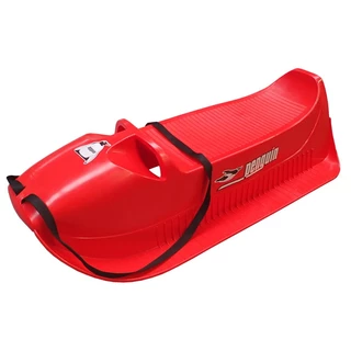 Plastic Snow Sled Alfa Pinguin - Red