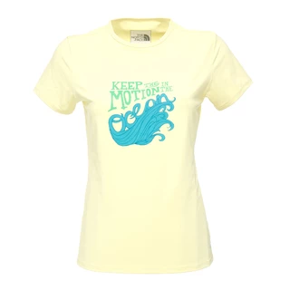 Woman's The North Face t-shirt Class V Watershirt - Light Yelow - Light Yelow