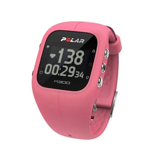 Sports Watch POLAR A300 HR Pink + 3 Replacement Straps