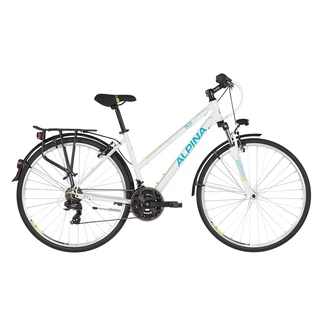 Dámsky trekingový bicykel ALPINA ECO LT10 28" - model 2021 - White