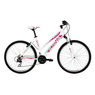 Dámsky horský bicykel KELLYS ALPINA ECO LM - model 2015 - bielo-ružová
