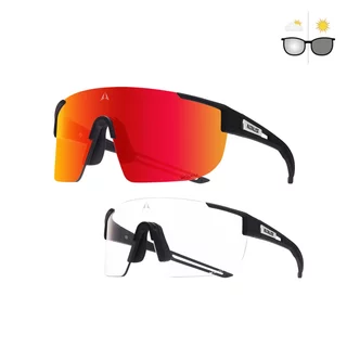 Photochromic Sunglasses Altalist Kaku SP4 - Black with Red lenses