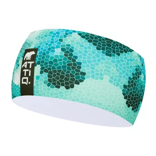 Sports Headband Attiq Lycra Thermo - Taiga Carbon - Ocean