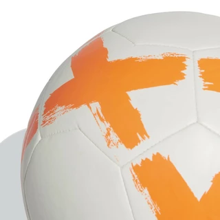 Soccer Ball Adidas Starlancer FL7036 White, Orange Logo