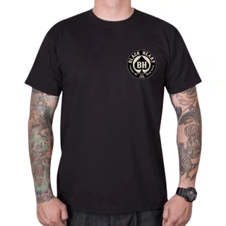 Koszulka motocyklowa T-shirt BLACK HEART Chopper King
