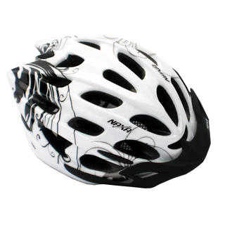 Bike helmet Naxa BX2 - White with Graphics