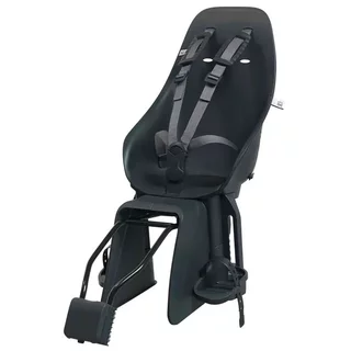 Zadní sedačka na kolo s adaptérem a nosičem na sedlovku Urban Iki - Icho zelená/Kurumi hnědá - Bincho černá/Bincho černá