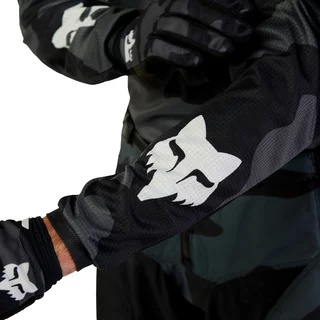 Motocross/kerékpáros felső FOX 180 Bnkr Jersey - Black terep