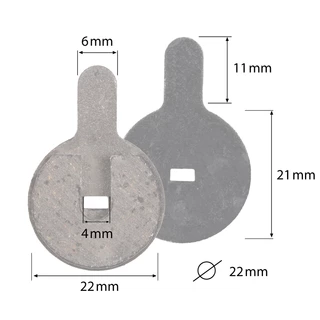 Brake Pads for E-Scooters W-TEC Tendeal & Tenmark (Pair)