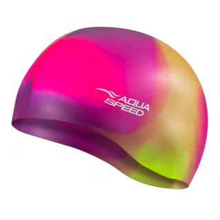 Plavecká čepice Aqua Speed Bunt - Pink/Violet/Yellow