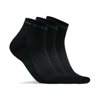 Ponožky CRAFT CORE Dry Mid 3 páry - bílá