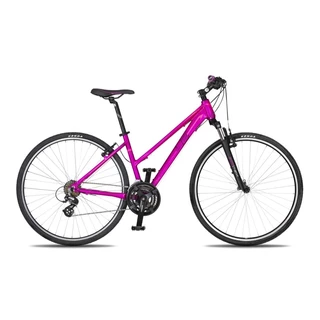 Dámské crossové kolo 4EVER Flame 28'' - model 2019 - černo-červená