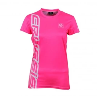 CRUSSIS Damen Shirt mit kurzen Ärmeln fluo pink