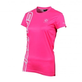 CRUSSIS Damen Shirt mit kurzen Ärmeln fluo pink