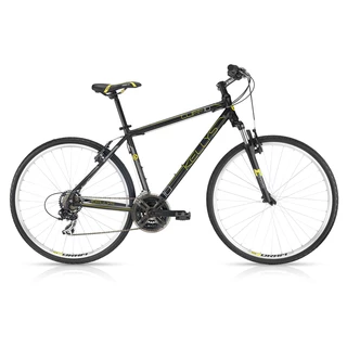 Men’s Cross Bike KELLYS CLIFF 10 Black Yellow 28” – 2016