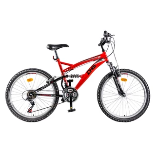 Junior kerékpár DHS Climber 2442 24 "- 2013 modell - fekete-piros