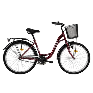 Urban Bike DHS Citadinne 2632 26” – 2016 - Dark Red-Black-White