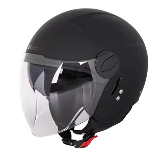 Kask otwarty ma motor, skuter z blendą W-TEC Vernante - Black Matt