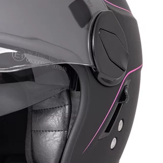 Scooter Helmet W-TEC Vernante - Glossy Black