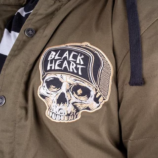 Męska kurtka motocyklowa z aramidem W-TEC Black Heart Hat Skull Jacket