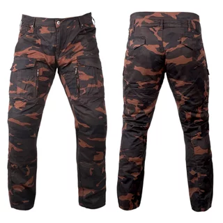 Men’s Motorcycle Pants BOS Cargo D - Brown Camo - Brown Camo