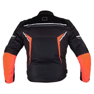 Pánská moto bunda BOS Laganas - Black/Orange