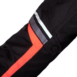 Pánska moto bunda BOS Laganas - Black/Orange