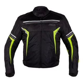 Men’s Motorcycle Jacket BOS Laganas - Black/Yellow