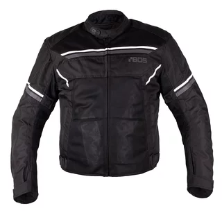 Pánska moto bunda BOS Laganas - Full Black