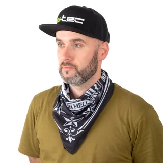 Chusta szal na szyję bandana W-TEC Black Heart Bandest - Bones