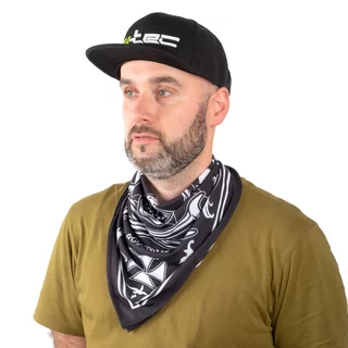 Chusta szal na szyję bandana W-TEC Black Heart Bandest - Bones