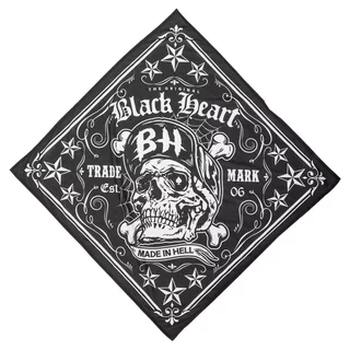 Chusta szal na szyję bandana W-TEC Black Heart Bandest - Bones