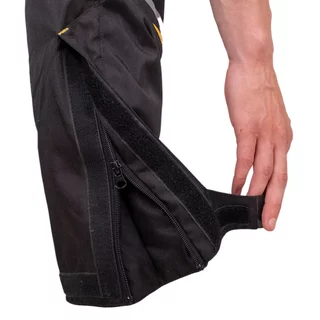 Pánské letní moto kalhoty W-TEC Durmanes - černo-žlutá