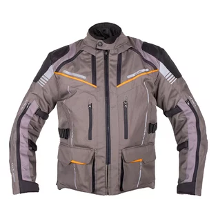 W-TEC Smackton Touring Motorradjacke - grau-orange