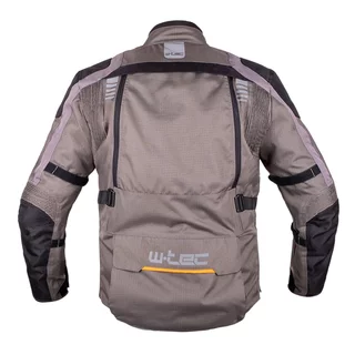 Touring Motorcycle Jacket W-TEC Smackton - Grey Orange