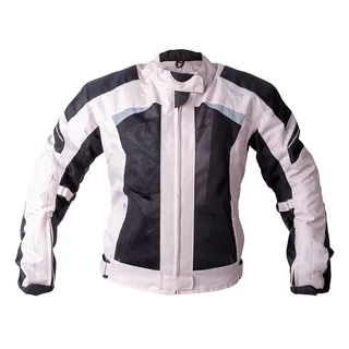 Women’s Summer Textile Motorcycle Jacket BOS Aylin - Silver Grey