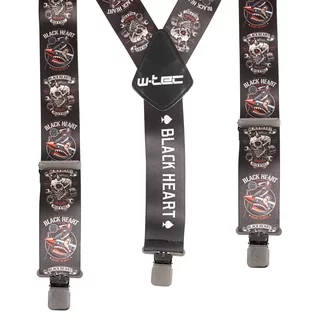 Nadrágtartó W-TEC Black Heart Suspenders - Warhawk