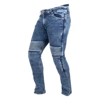 Herren-Moto-Jeans BOS Micas - Acid Blue