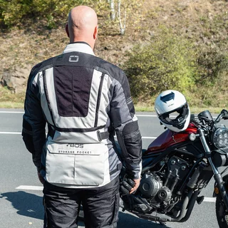 Men’s Touring Motorcycle Jacket BOS Maximum - Gray