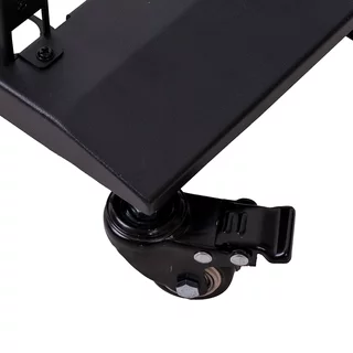 Stand w/ Wheels for Red LED Light Therapy Panel inSPORTline Adacer - Black