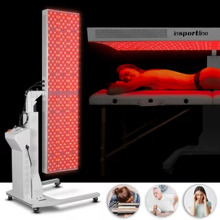 Red LED Light Therapy Panel inSPORTline Sumatrin - Black - White