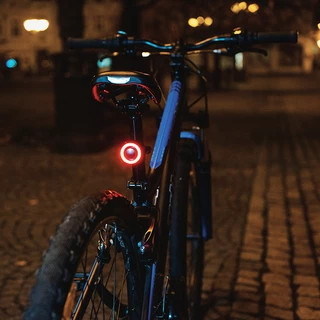 Alarm + lampka rowerowa światło tylne inSPORTline Jolty