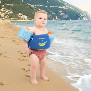 Dětský plovací top s rukávky 2v1 inSPORTline Banarito
