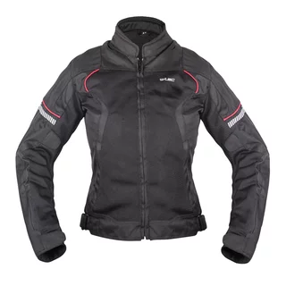 W-TEC Martix Lady Damen Sommer Moto Jacke - schwarz-rot