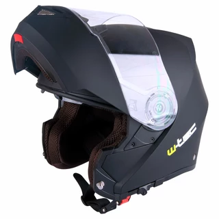 Výklopná moto helma W-TEC Vexamo - 2.jakost - černo-šedá