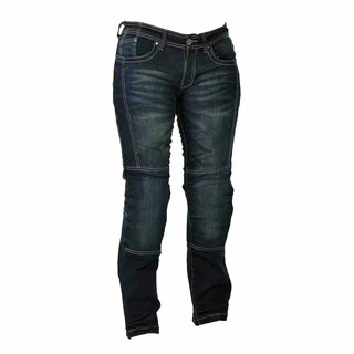 Damskie jeansowe spodnie motocyklowe W-TEC Alinna - Ciemny niebieski